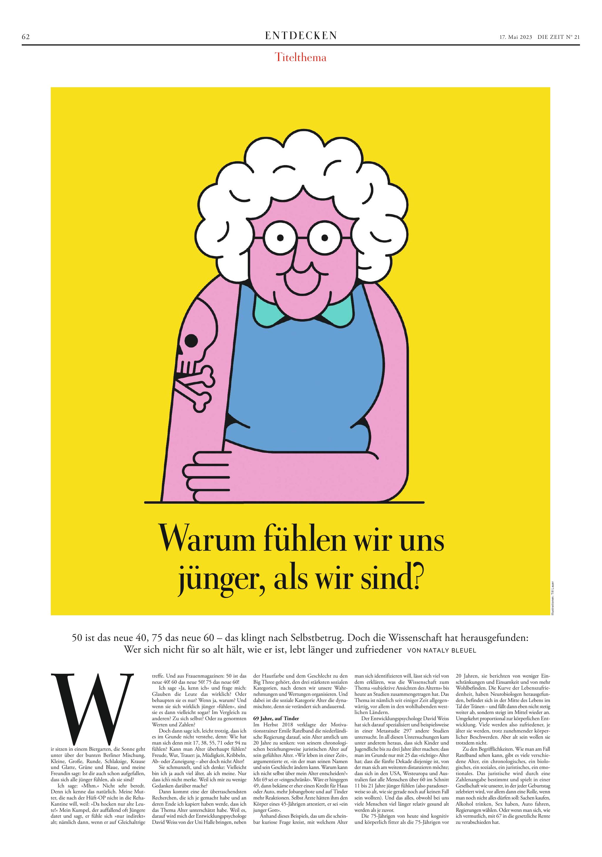 Warum fühlen wir uns jünger, als wir sind?