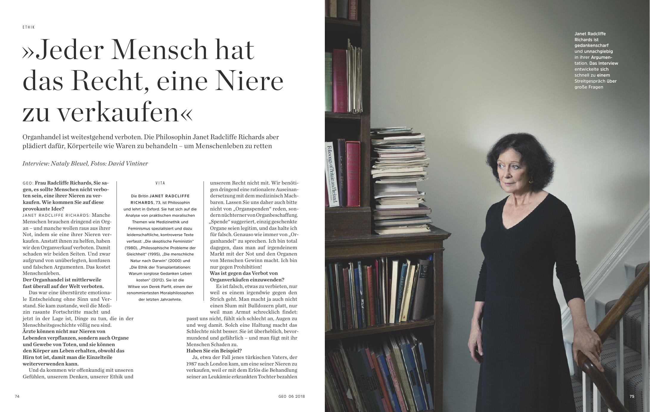 Jeder Mensch hat das Recht, eine Niere zu verkaufen