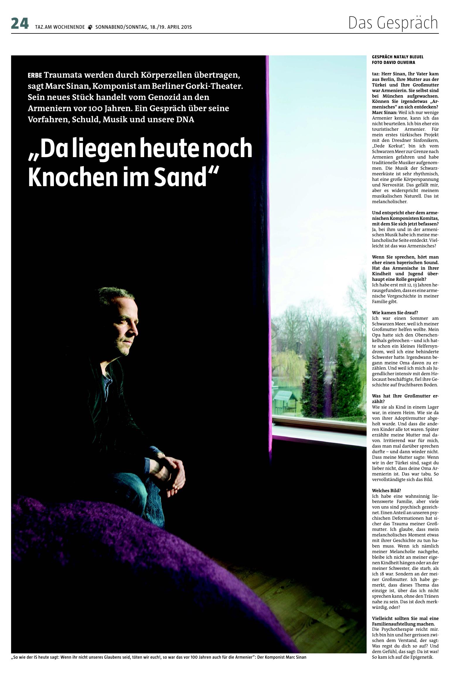 Da liegen heute noch Knochen im Sand