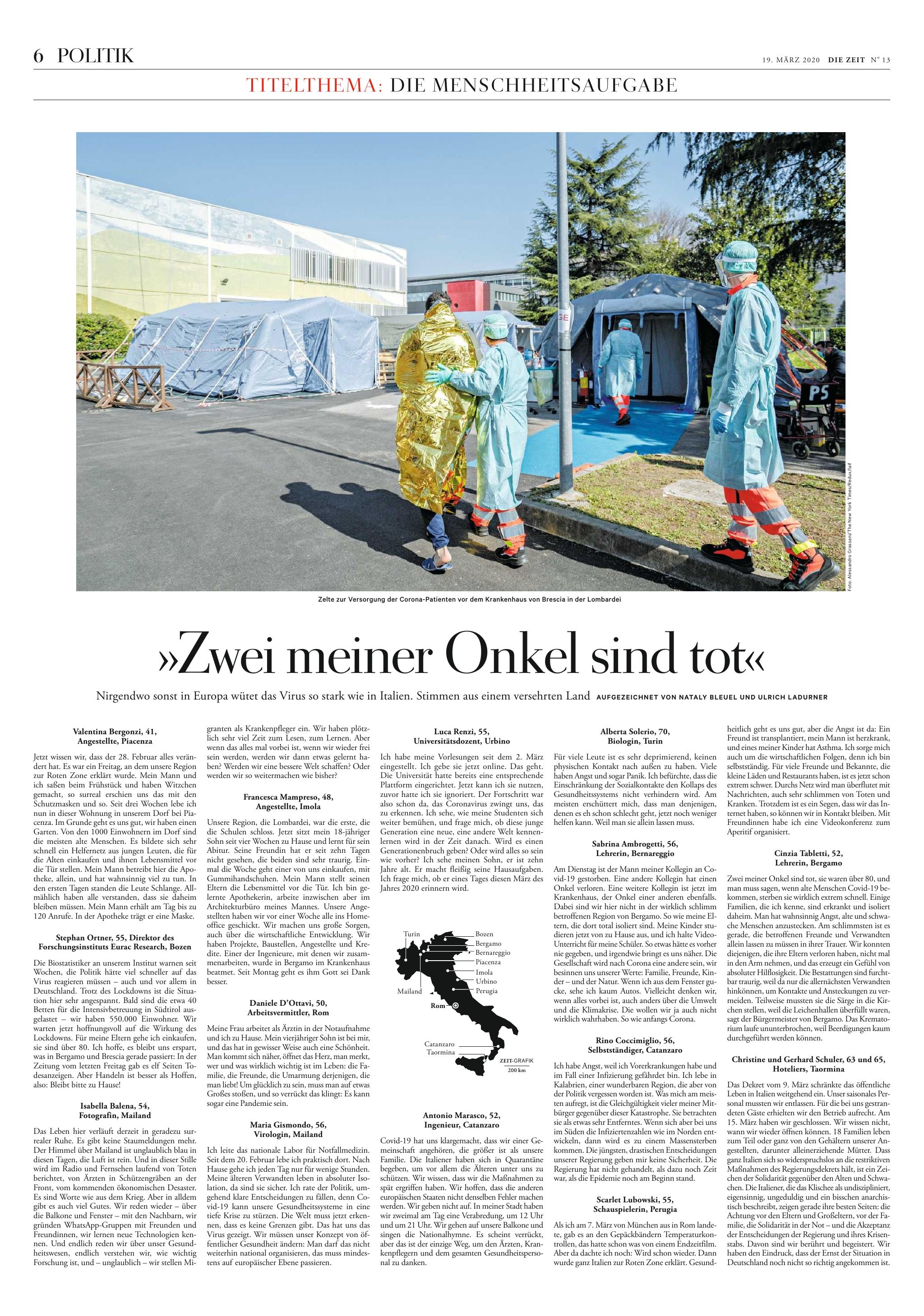 Zwei meiner Onkel sind tot